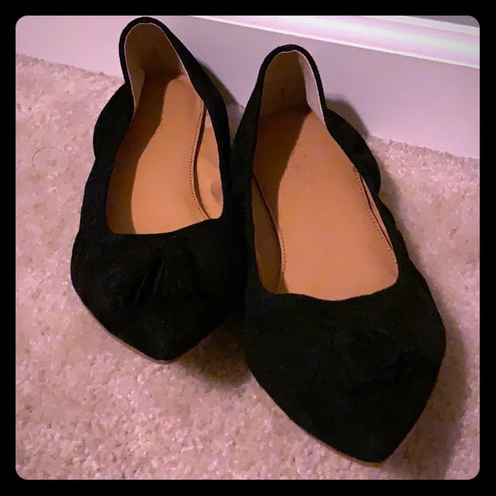 Brand new Women’s JCREW suede tassel flats size 9